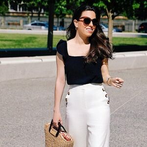 Ann Taylor Square Sunglasses in Tortoiseshell